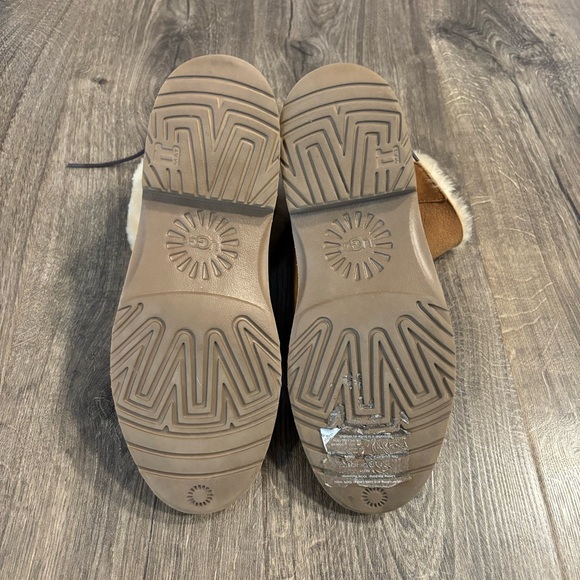 UGG Naiyah Women's Suede Wool Lined Winter Boots Chestnut Brown Size 9 - Picture 7 of 10